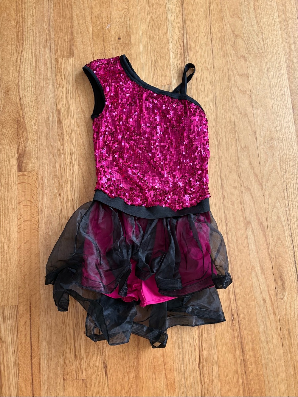 Weissman putting on the ritz jazz tap costume MA adult medium